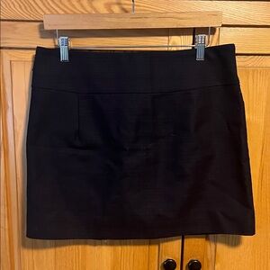 J. Crew Black Mini Skirt size 10